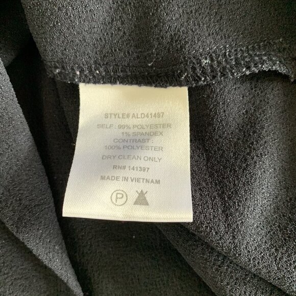 ASTR Dress Medium Sleeveless Navy V Neck Formal Cocktail Evening Party - Picture 6 of 6